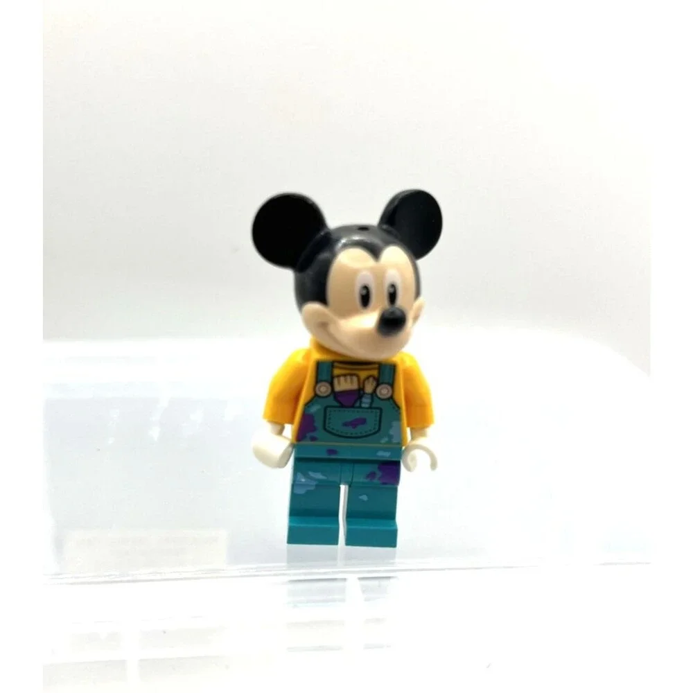 Lego Minifigure Mickey Mouse Dark Turquoise Overalls Disney Dis115 Collectible